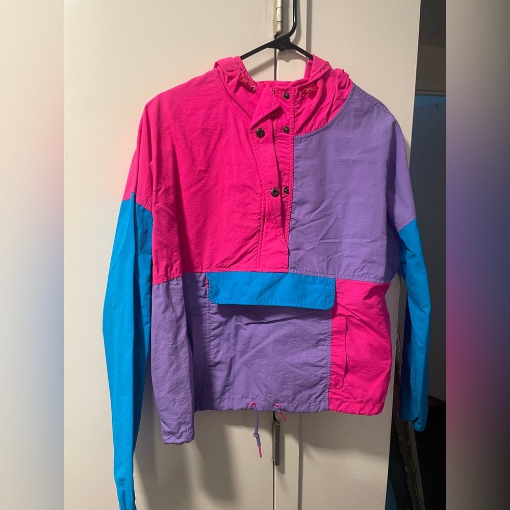 XL kids colorful windbreaker